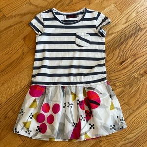 Catimini girls 100 % cotton dress size 5